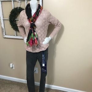 Ann Taylor-Loft crocheted top, Sz- Med